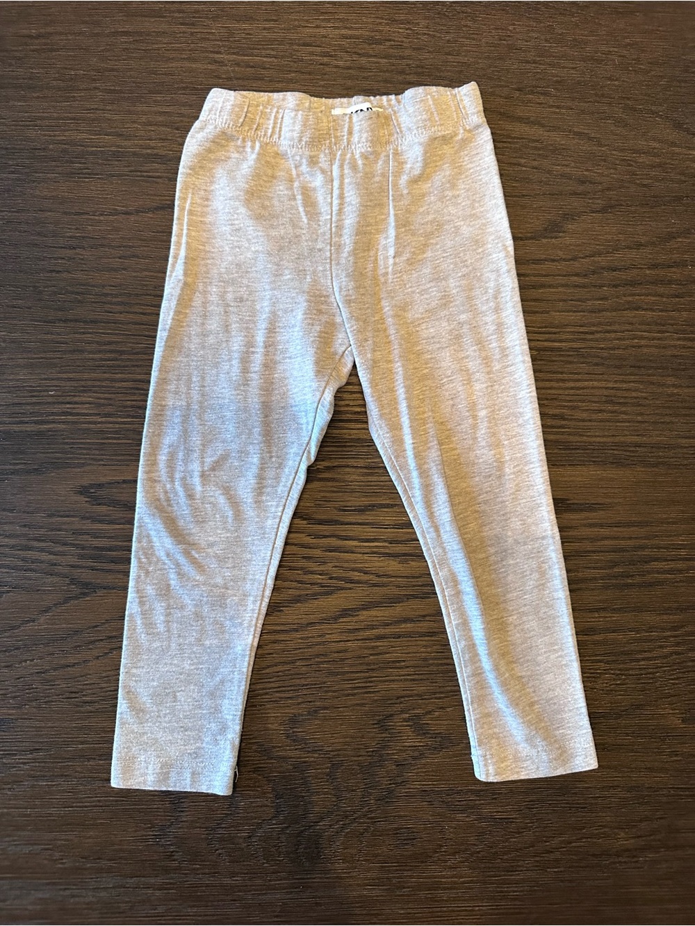 DKNY Light Gray Girls' Cotton Stretch Leggings